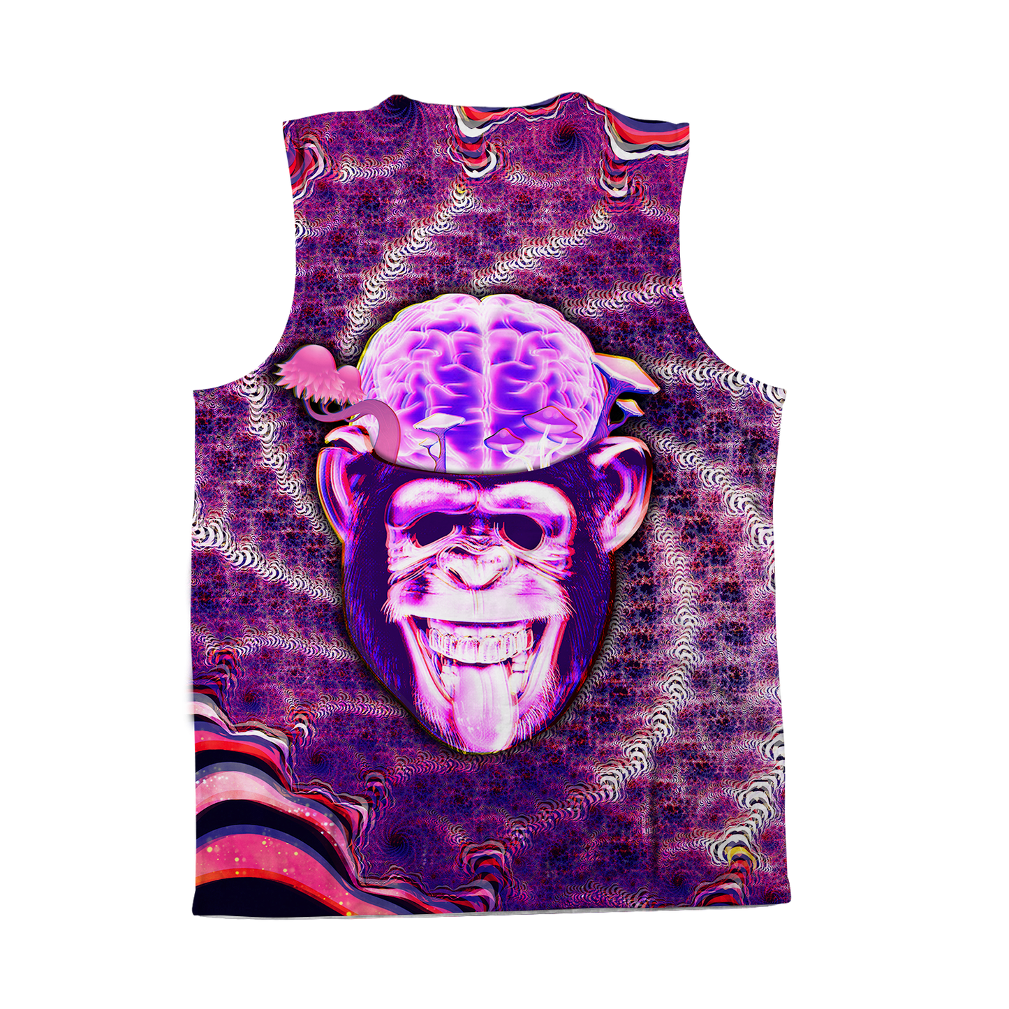 Ston~ Ape Brain All Over Print Sleeveless Tee