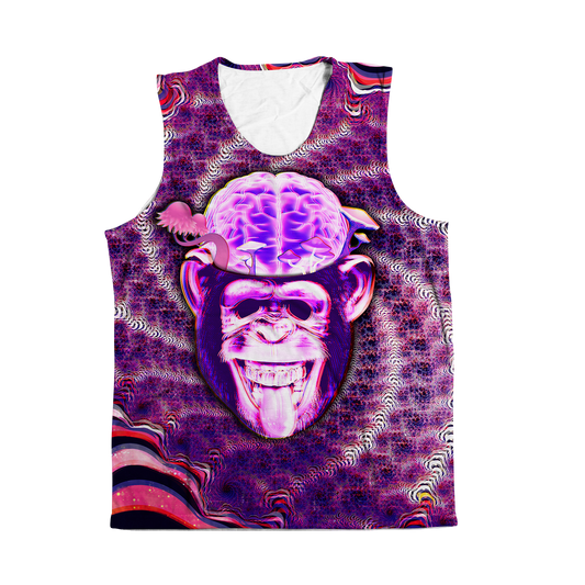 Ston~ Ape Brain All Over Print Sleeveless Tee