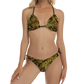 Cann~ Buds All Over Print Sling Bikini Swimsuit