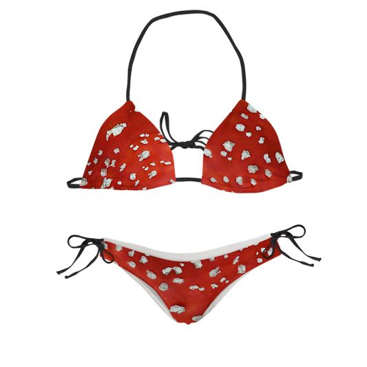 Fly Agaric - Amanita All Over Print Sling Bikini Swimsuit