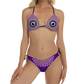 Psi~ Eye Ball All Over Print Sling Bikini Swimsuit