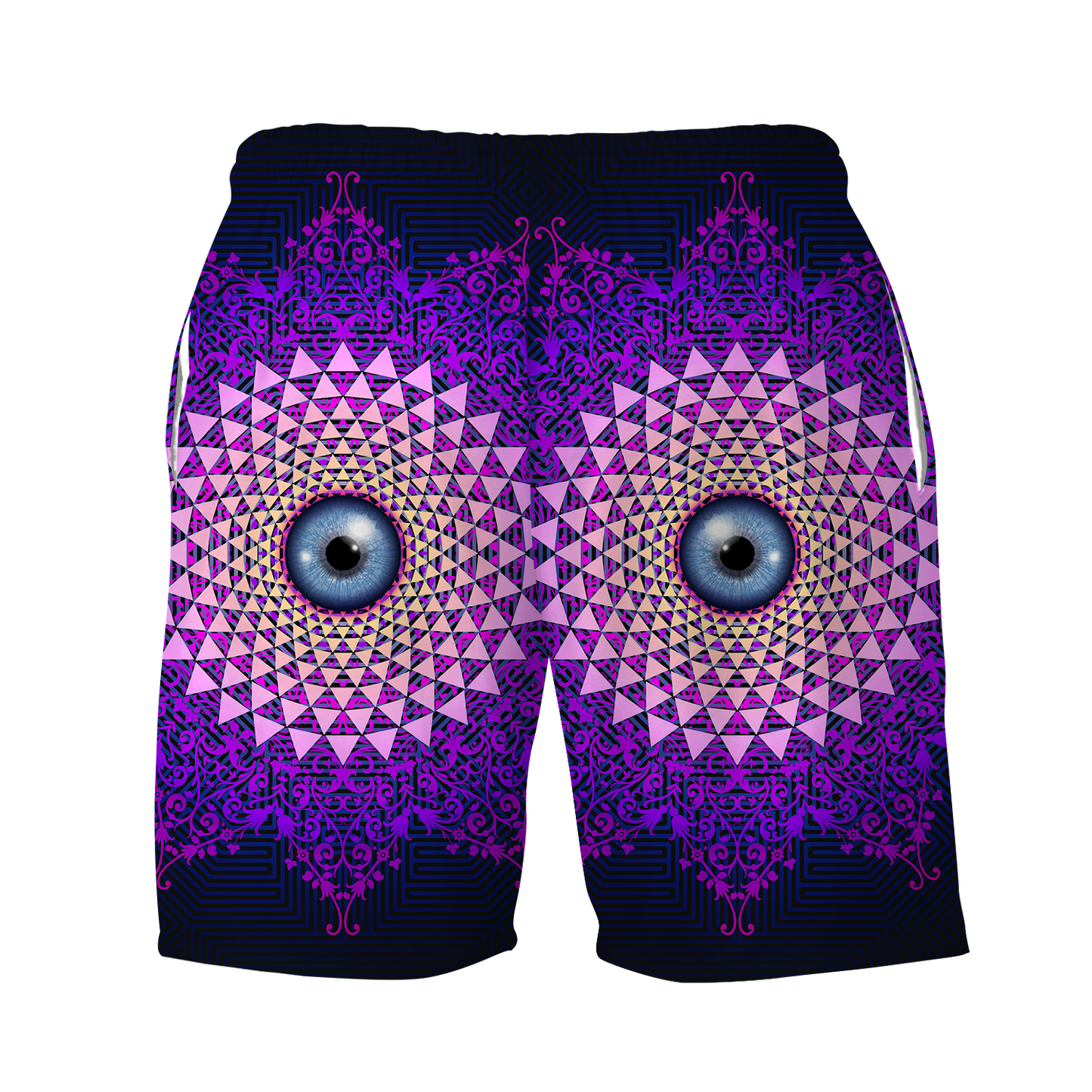 Psi~ Eye All Over Print Men's Shorts