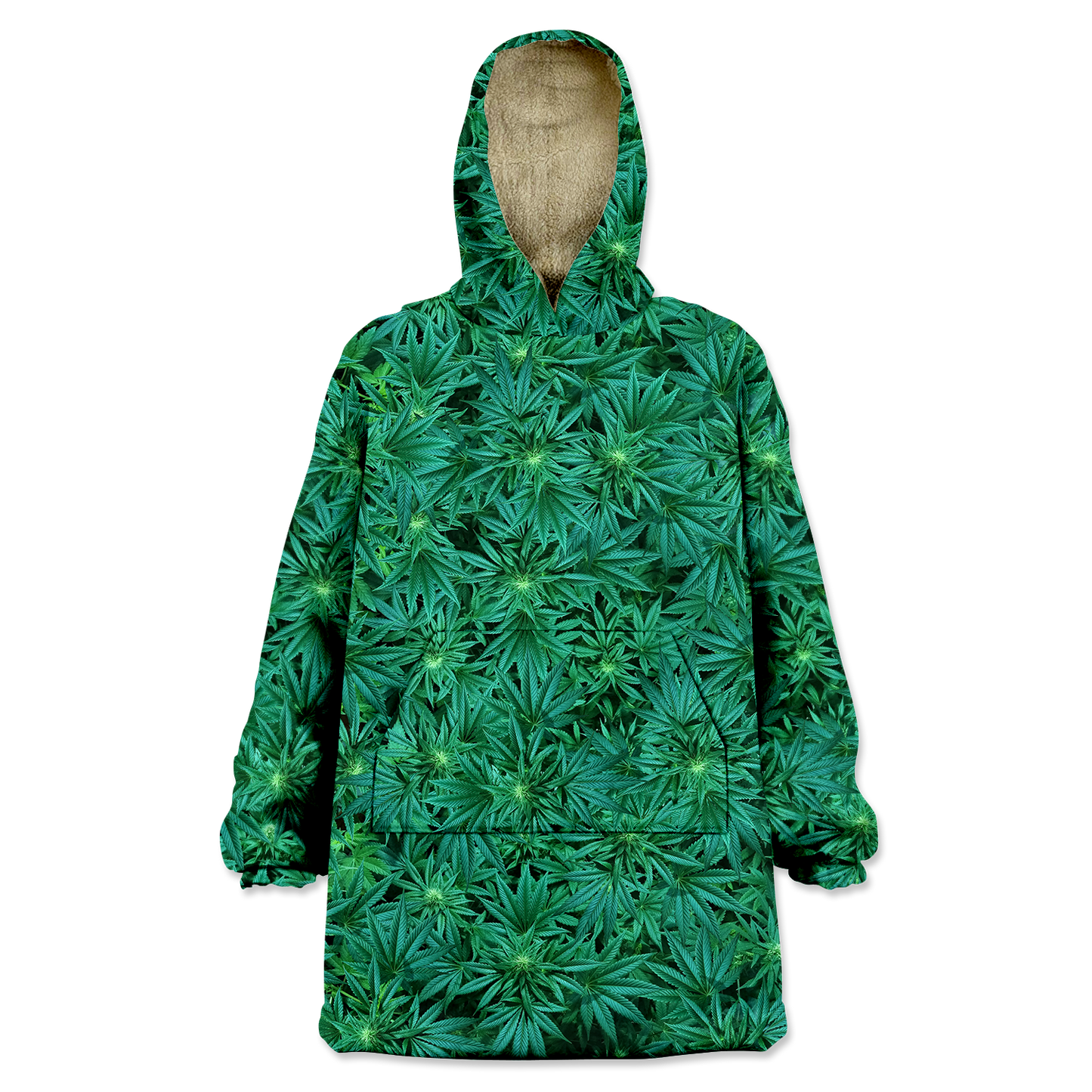 Cann~ All Over Print Wearable Blanket Hoodie