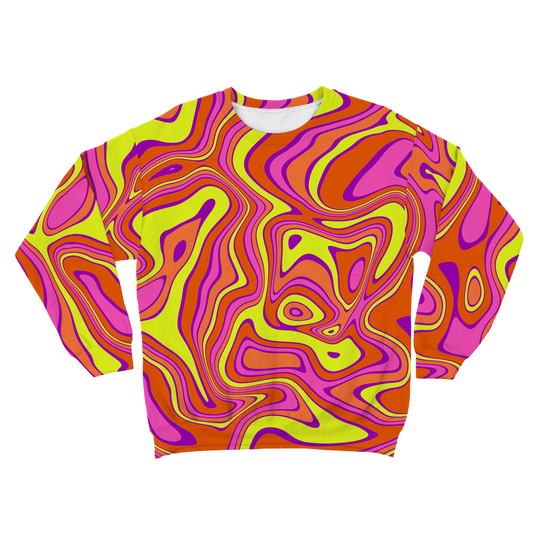 Acid All Over Print Unisex Sweatshirt