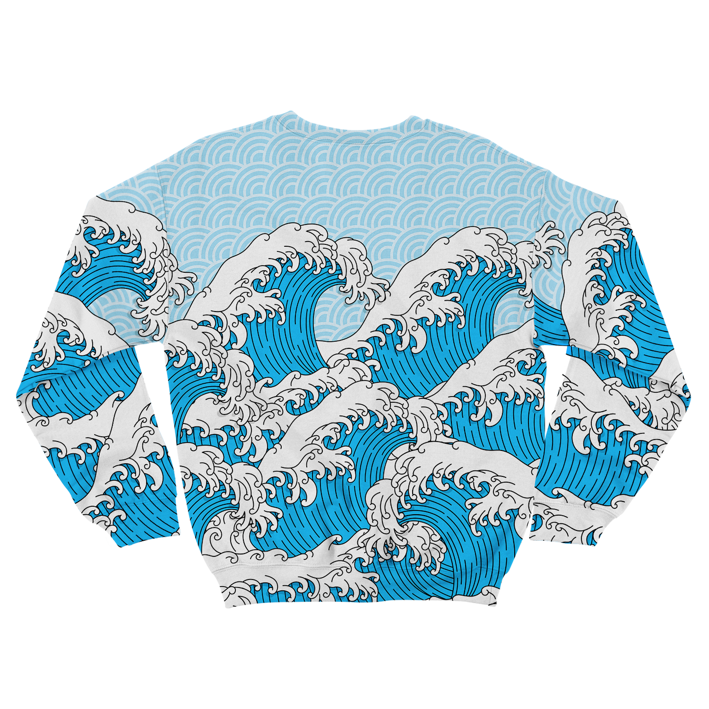 Retro Waves All Over Print Unisex Sweatshirt