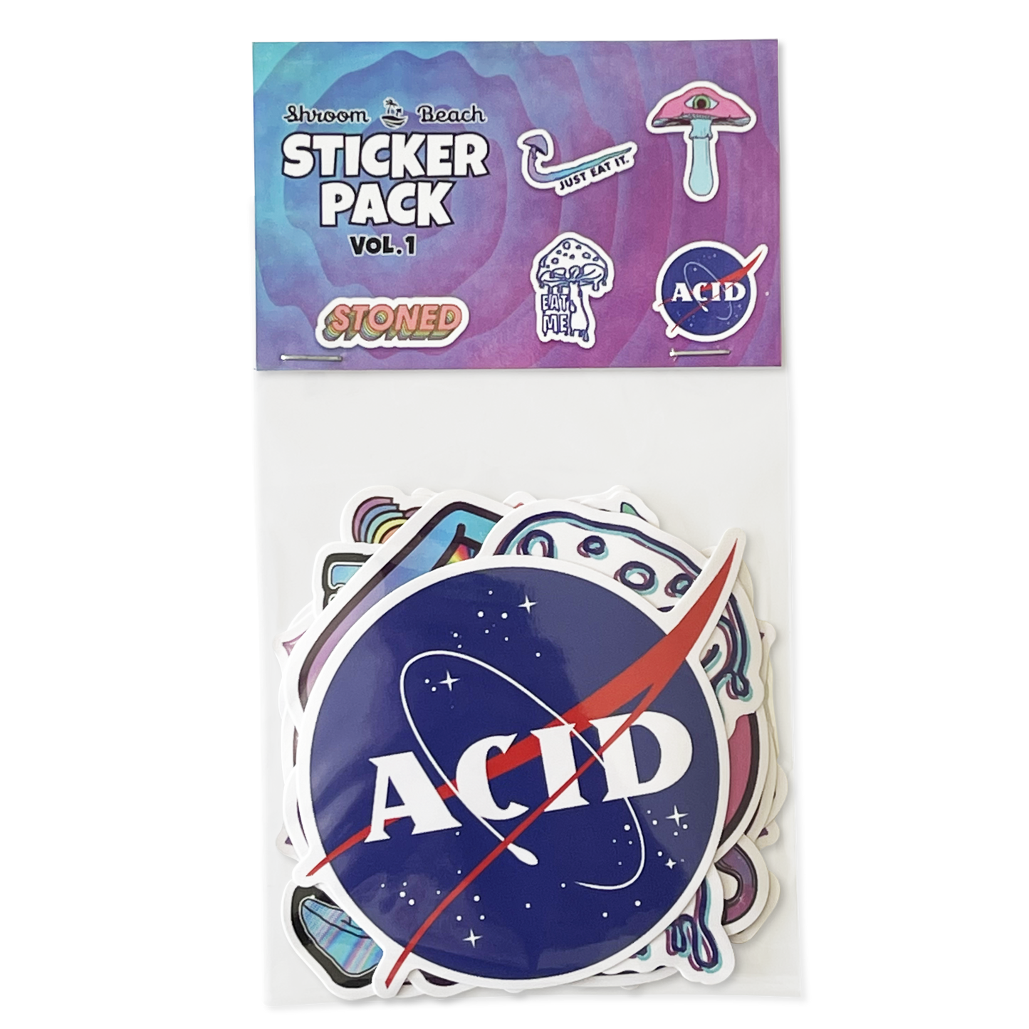 High quality and trendy stickers by Shroom Beach perfect for indoor use. 