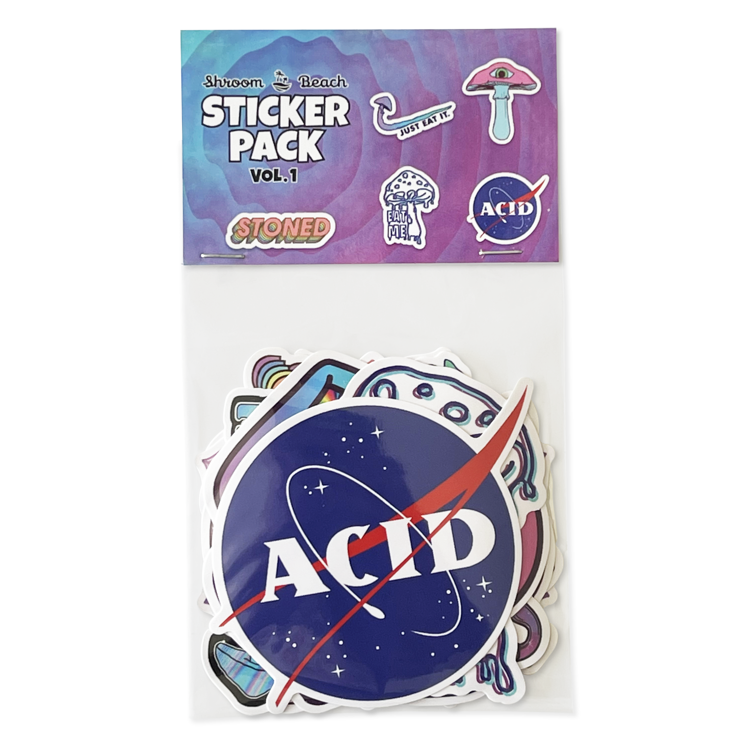 High quality and trendy stickers by Shroom Beach perfect for indoor use. 