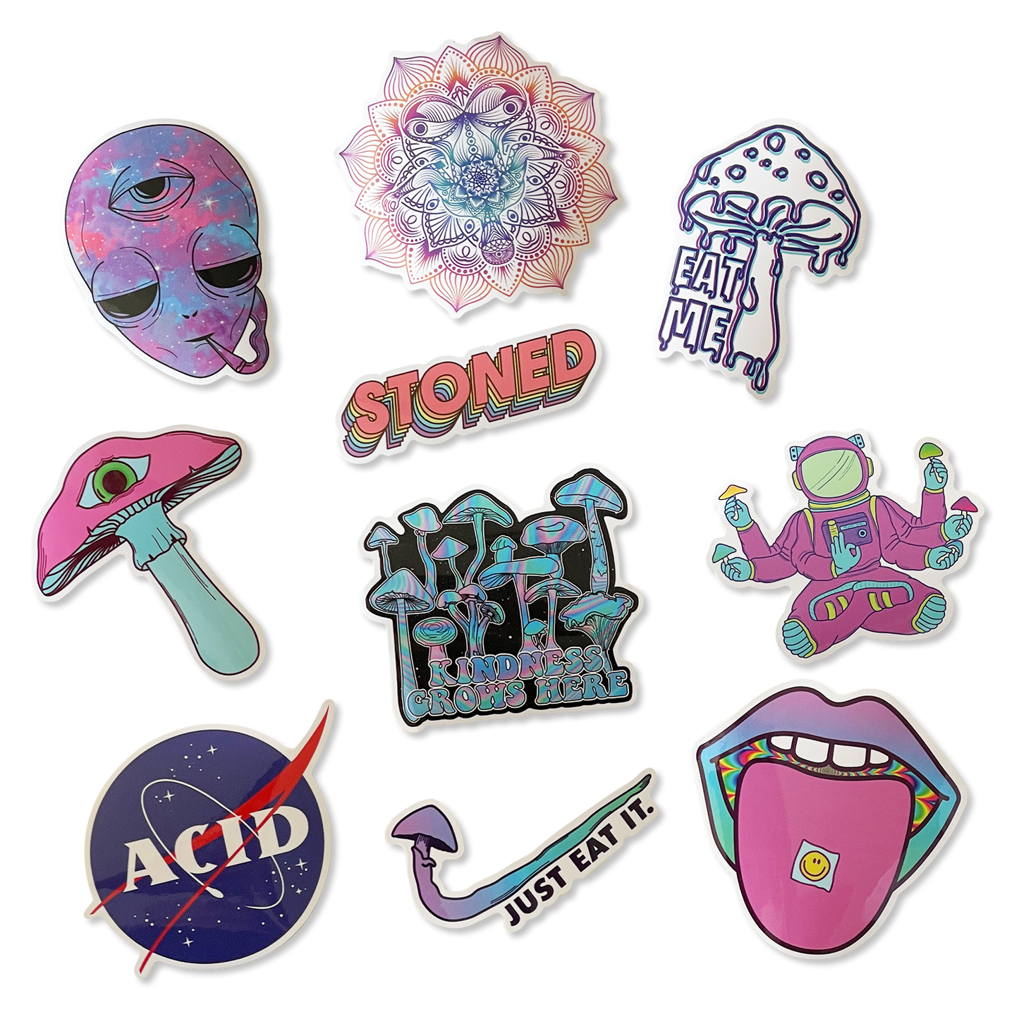 High quality and trendy stickers by Shroom Beach perfect for indoor use. 