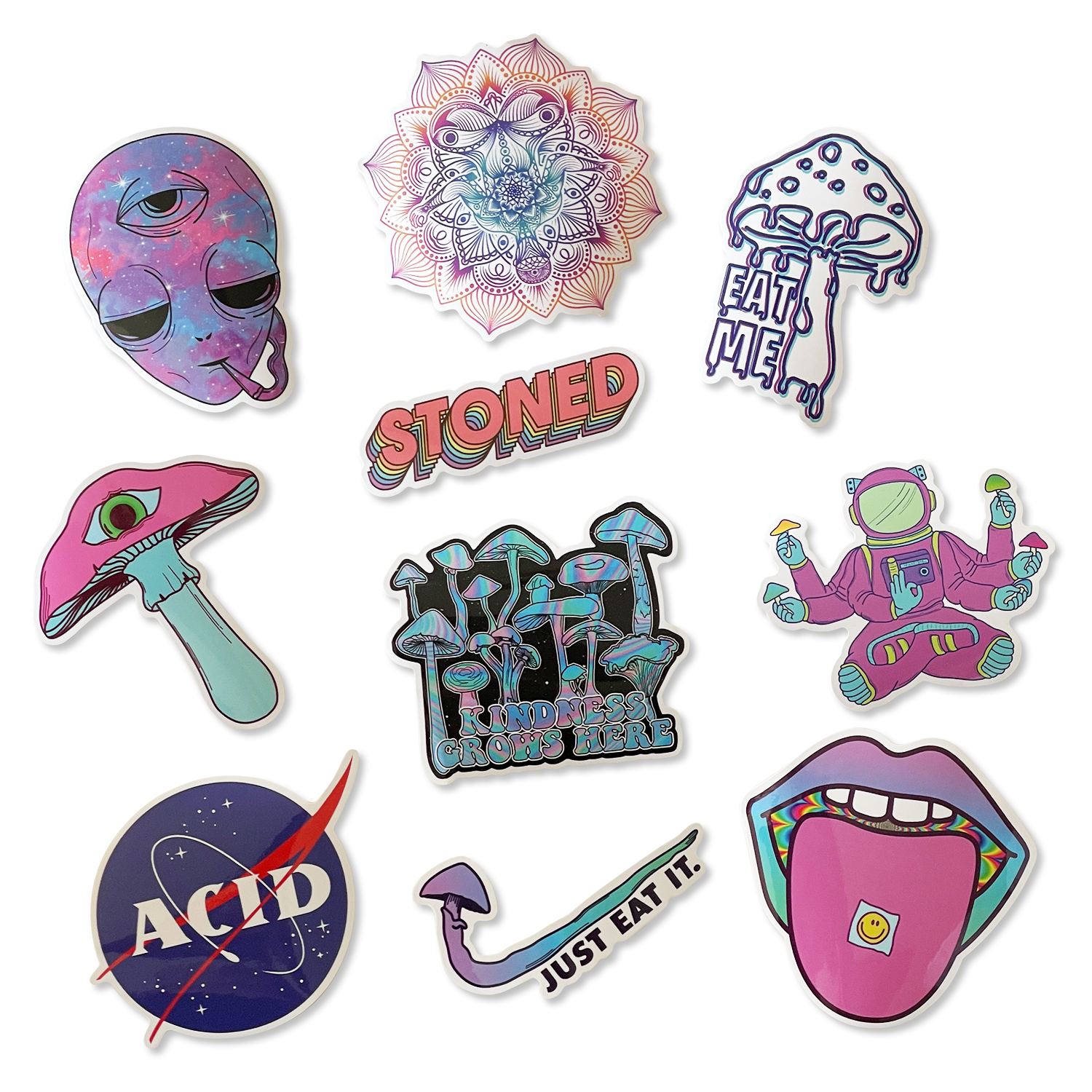 High quality and trendy stickers by Shroom Beach perfect for indoor use. 