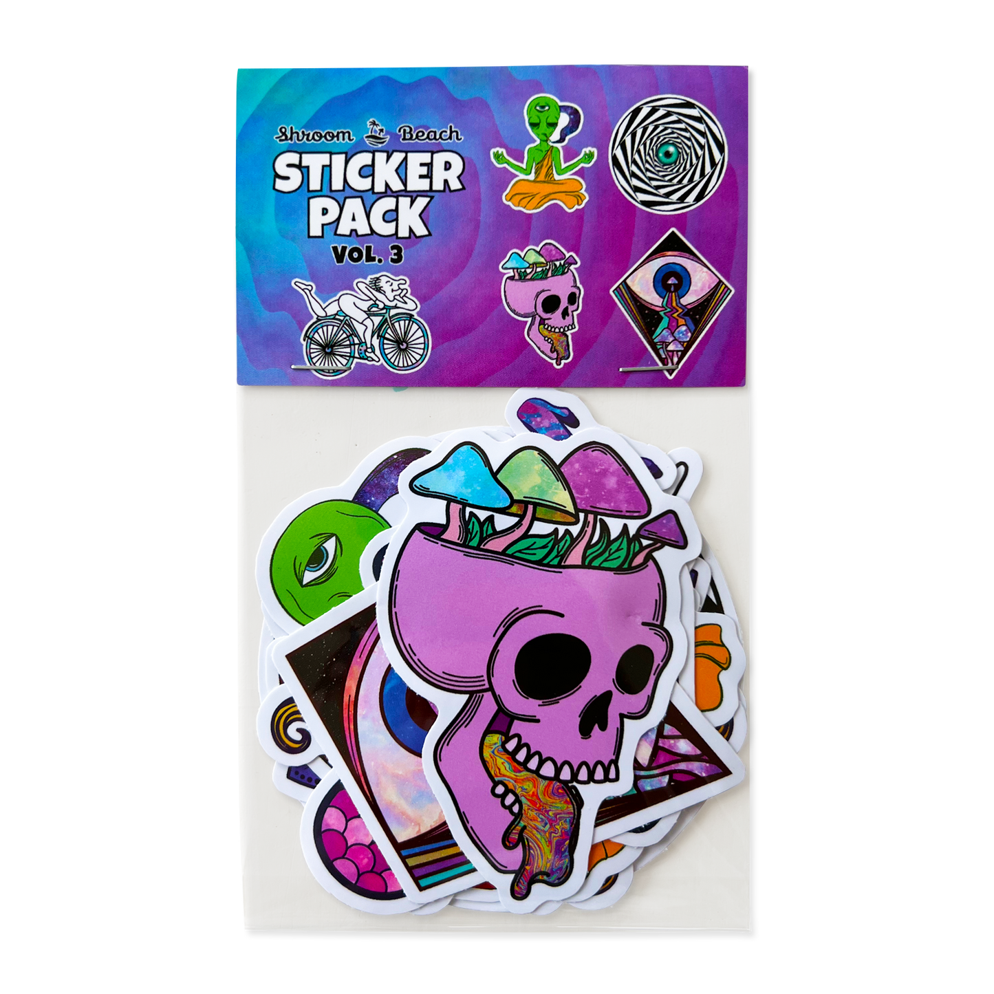 Shroom Beach Sticker Pack - Season 3