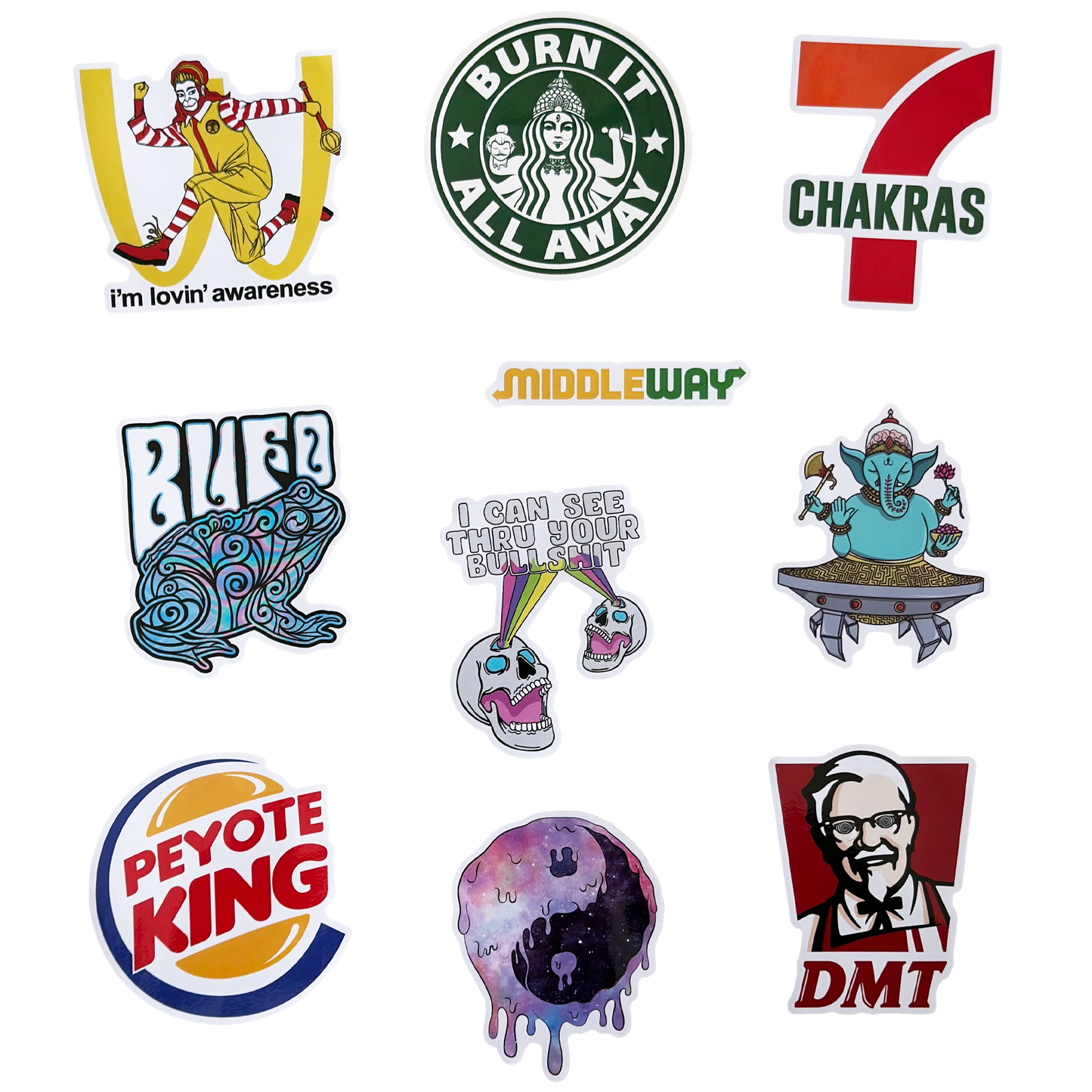 Shroom Beach Sticker Pack - Season 4