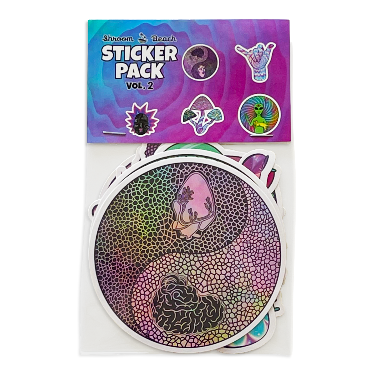 High quality and trendy stickers by Shroom Beach perfect for indoor use. 