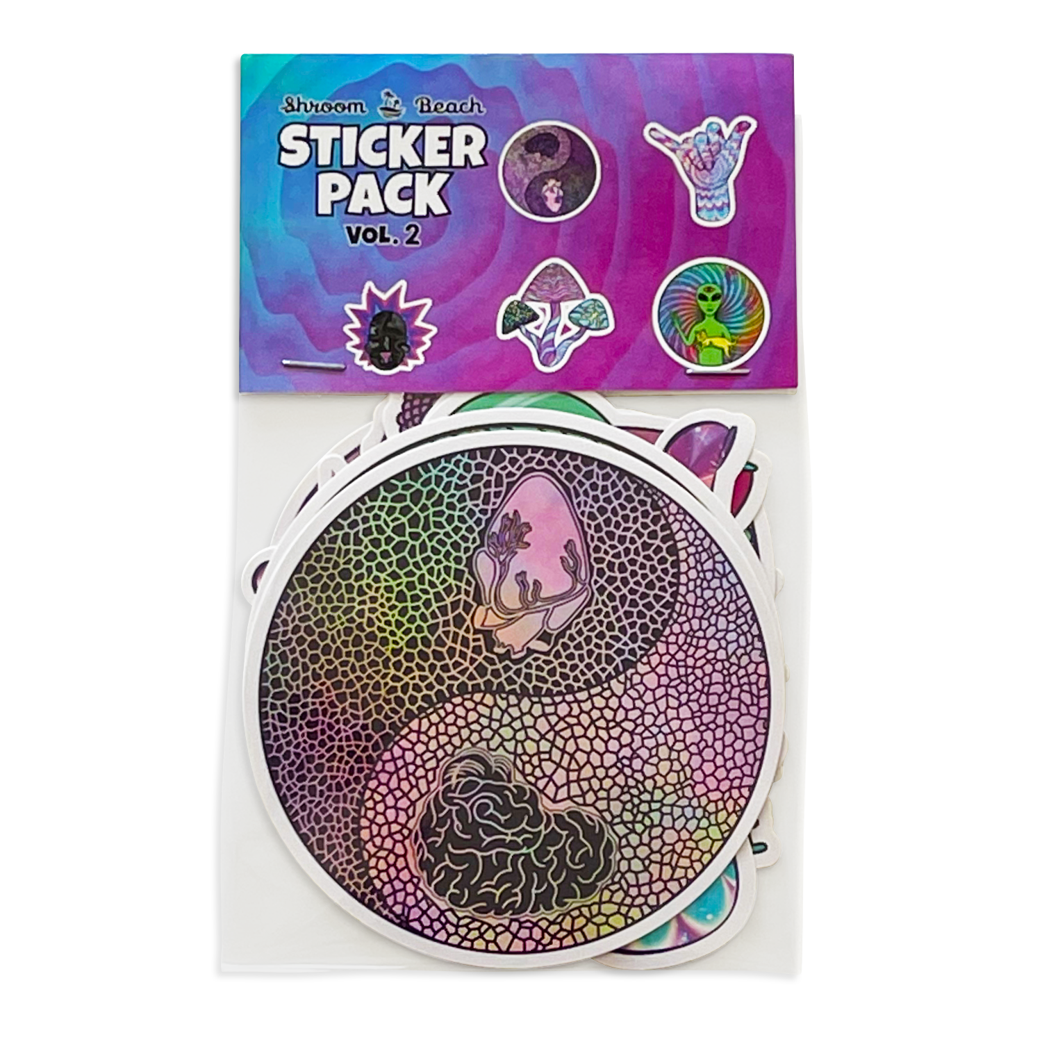 High quality and trendy stickers by Shroom Beach perfect for indoor use. 