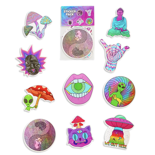 High quality and trendy stickers by Shroom Beach perfect for indoor use. 