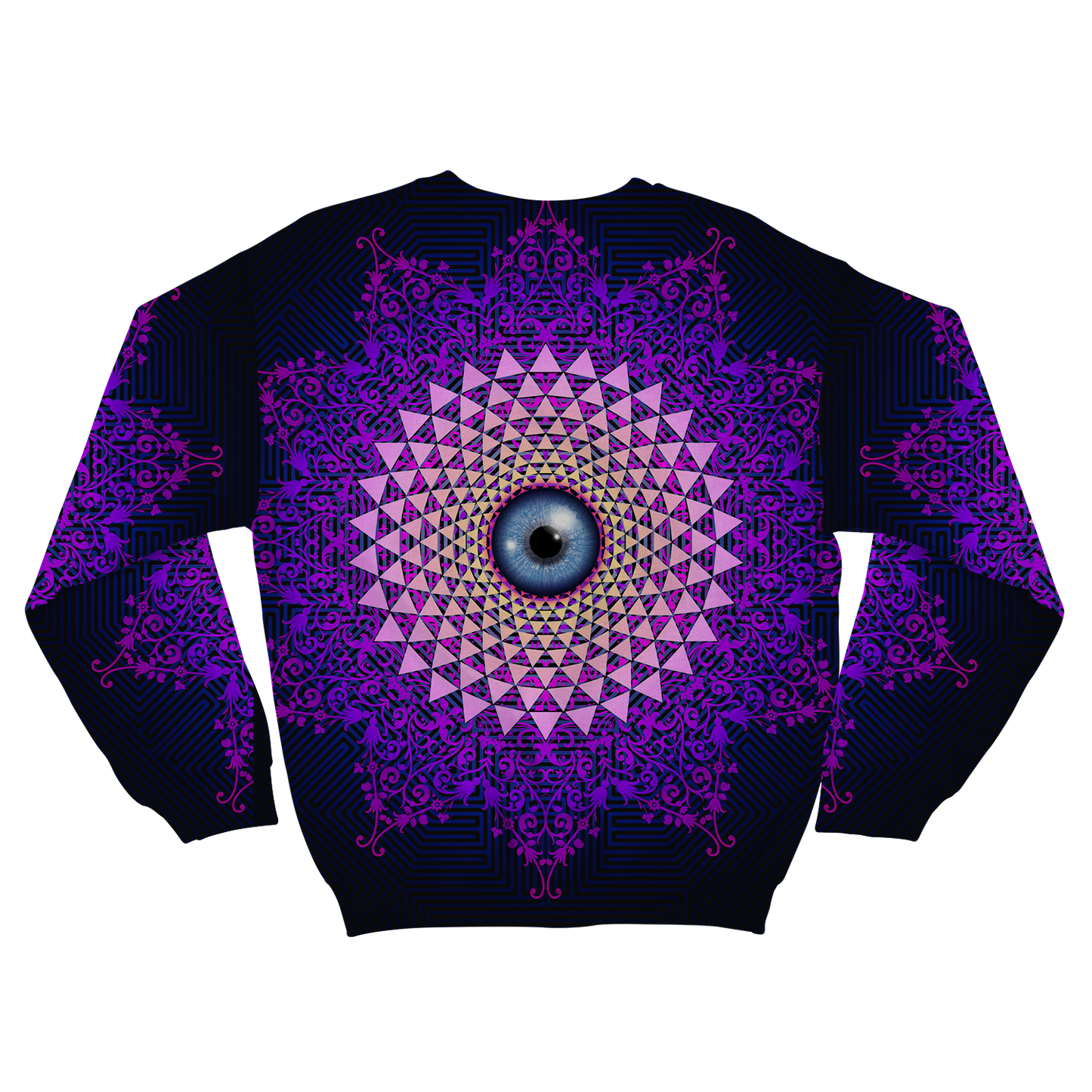 Psi~ Eye All Over Print Unisex Sweatshirt