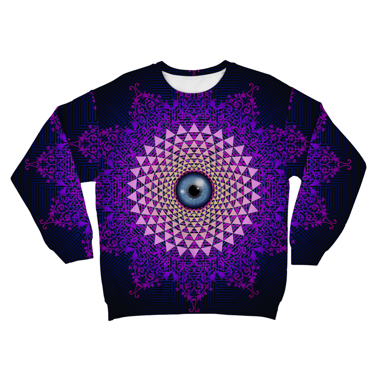 Psi~ Eye All Over Print Unisex Sweatshirt