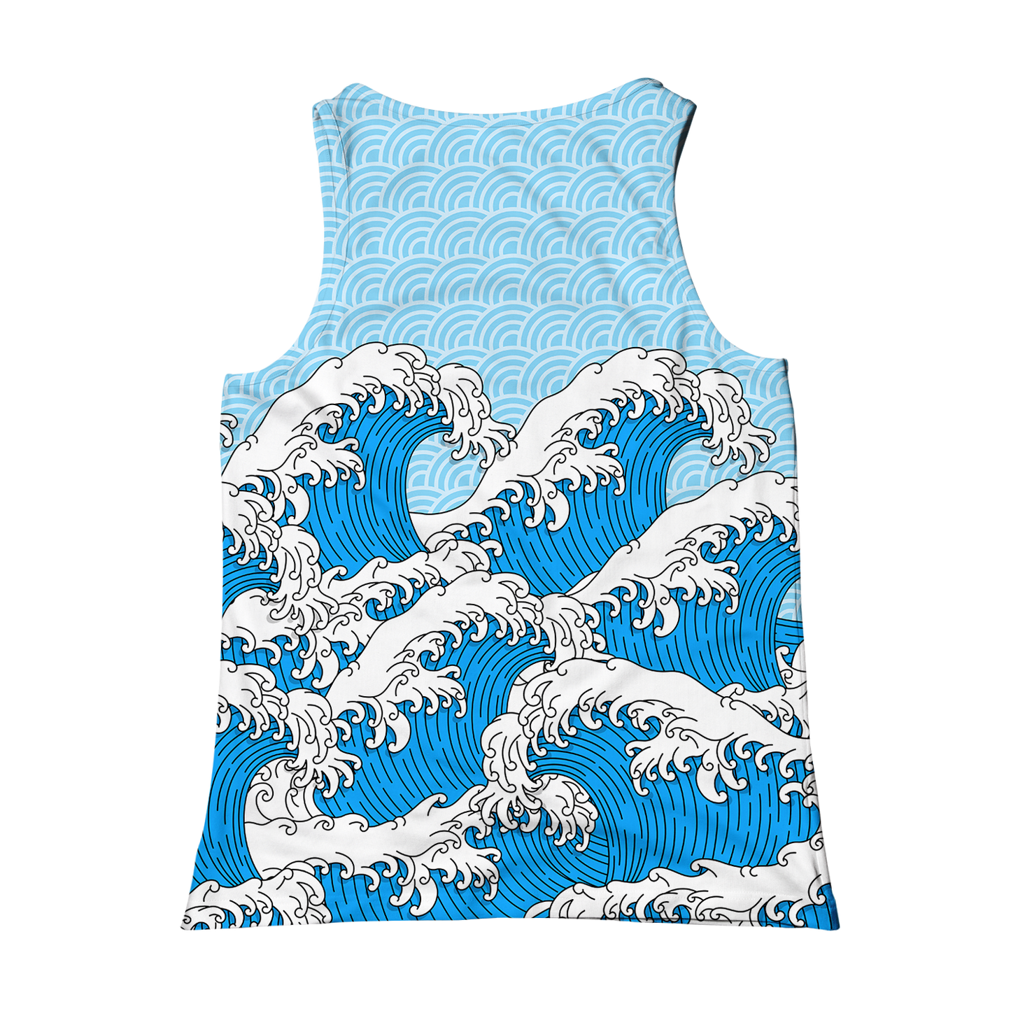 Retro Waves All Over Print Unisex Tank Top