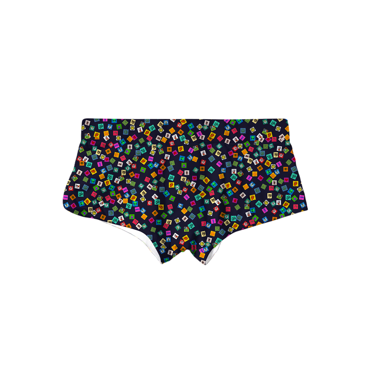 Tabs All Over Print Triangle Swim Trunks