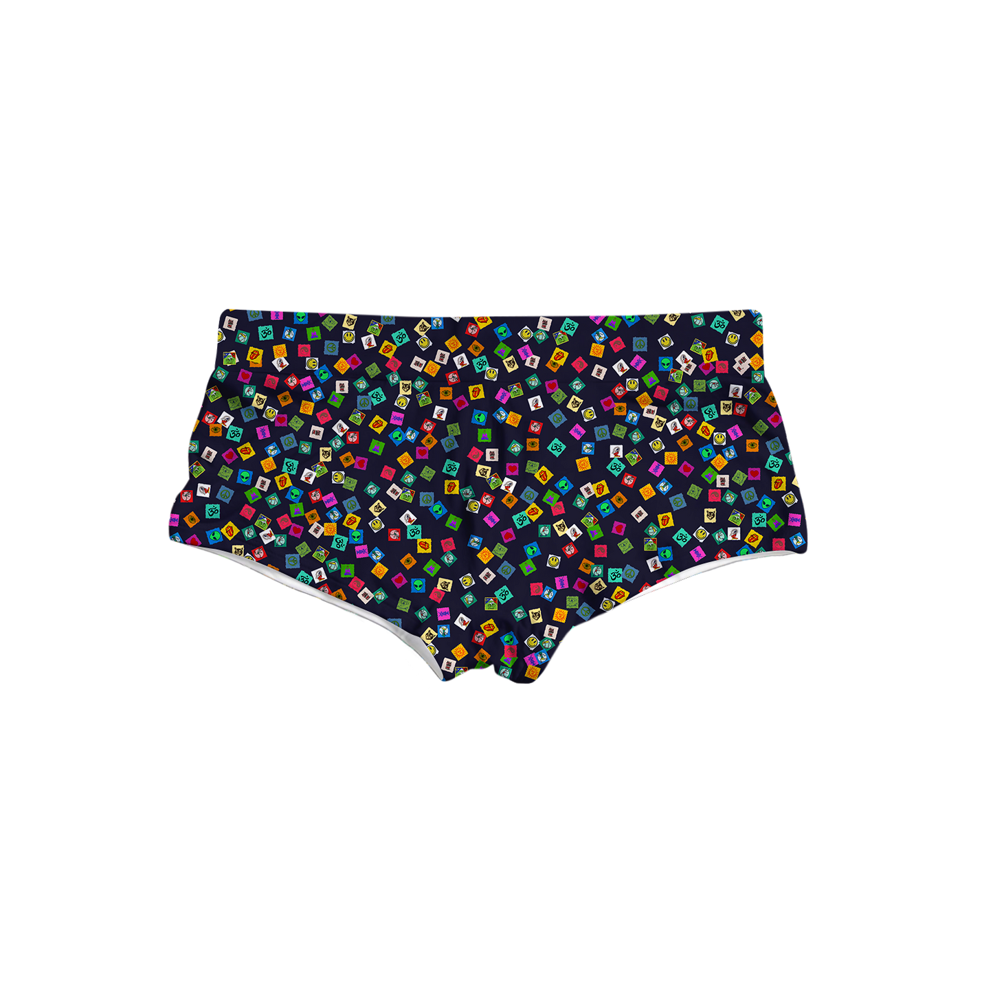 Tabs All Over Print Triangle Swim Trunks