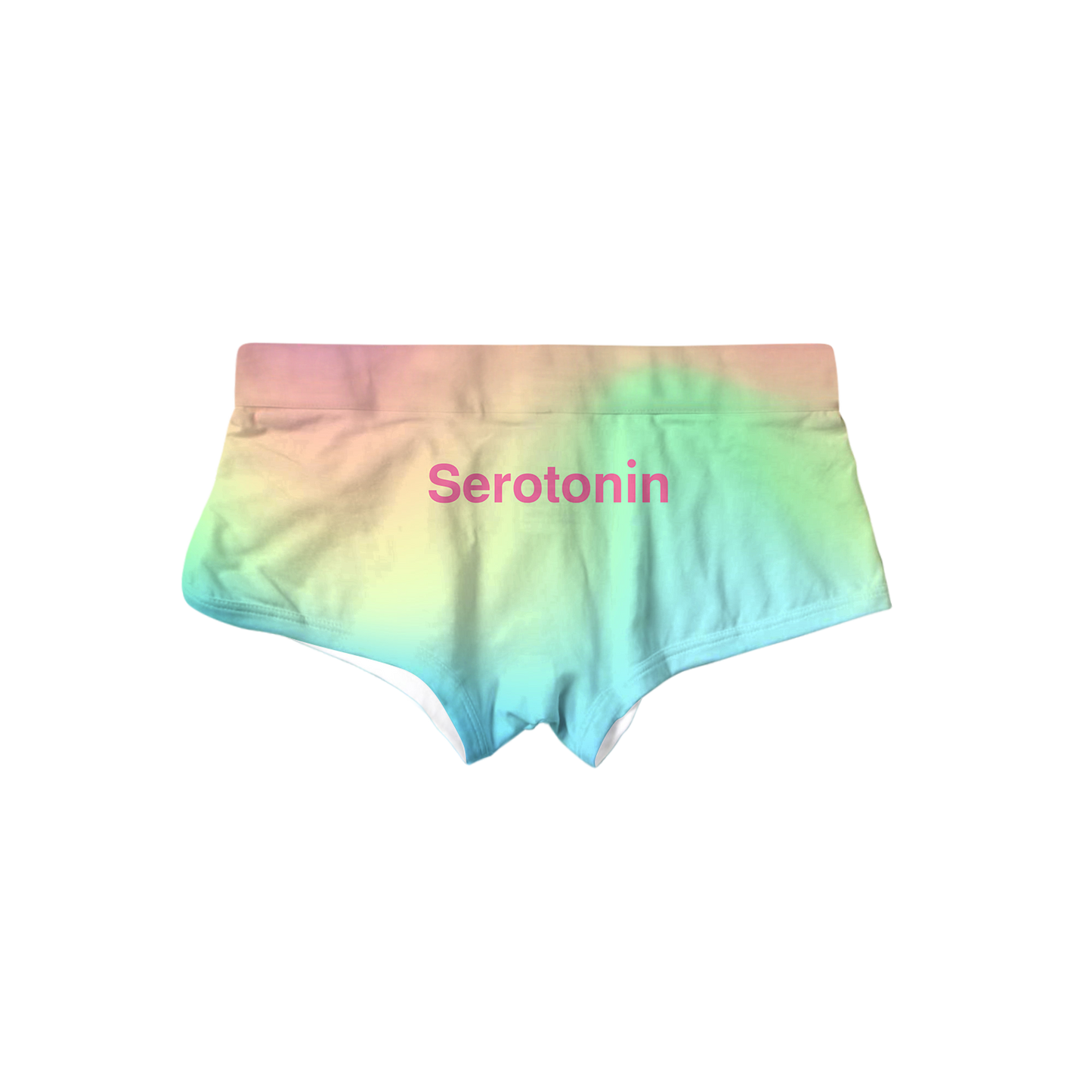 Serotonin All Over Print Triangle Swim Trunks