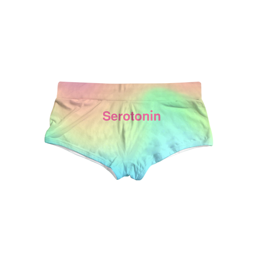 Serotonin All Over Print Triangle Swim Trunks