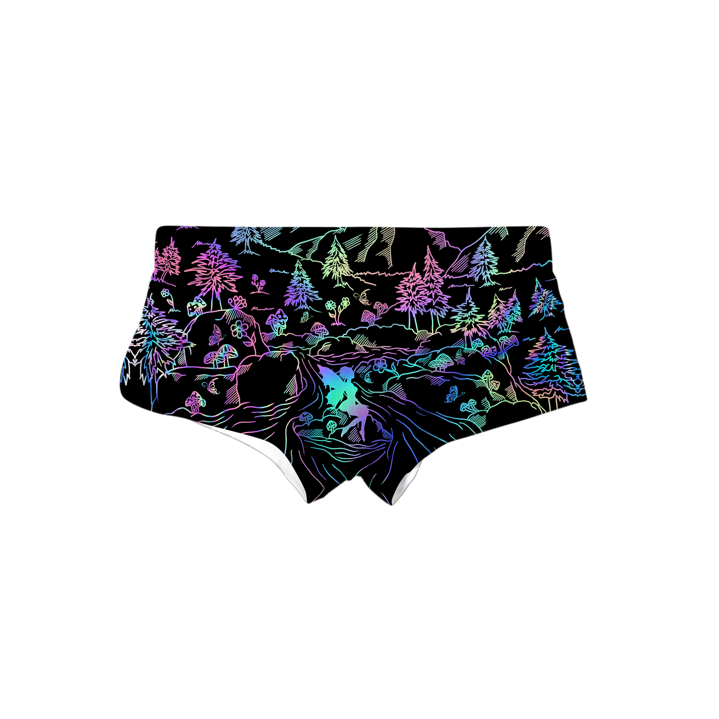 Psi~ World All Over Print Triangle Swim Trunks