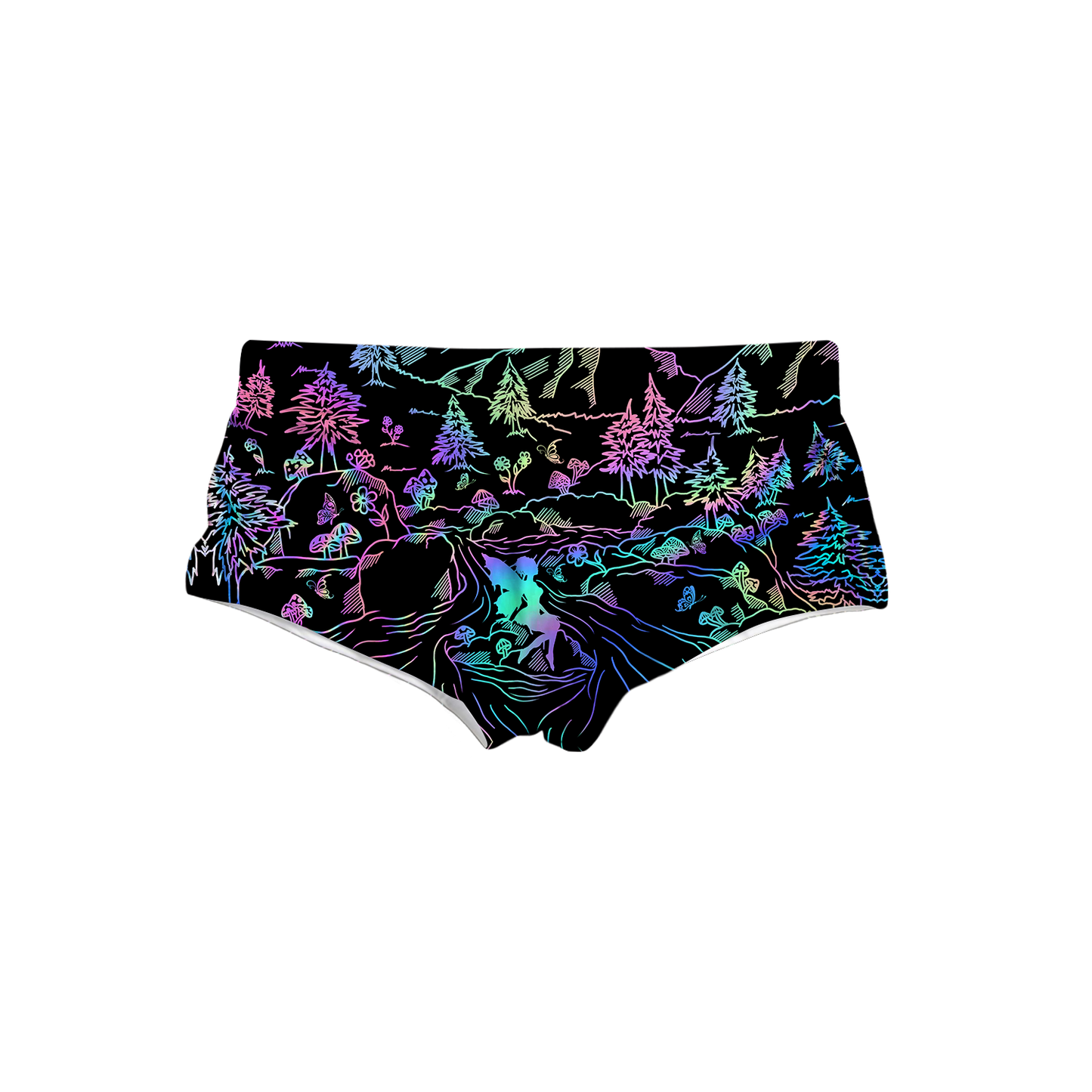 Psi~ World All Over Print Triangle Swim Trunks