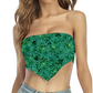 Cann~ All Over Print Triangle Tube Top