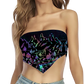 Psi~ World All Over Print Triangle Tube Top