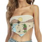 Beach Vibes All Over Print Triangle Tube Top