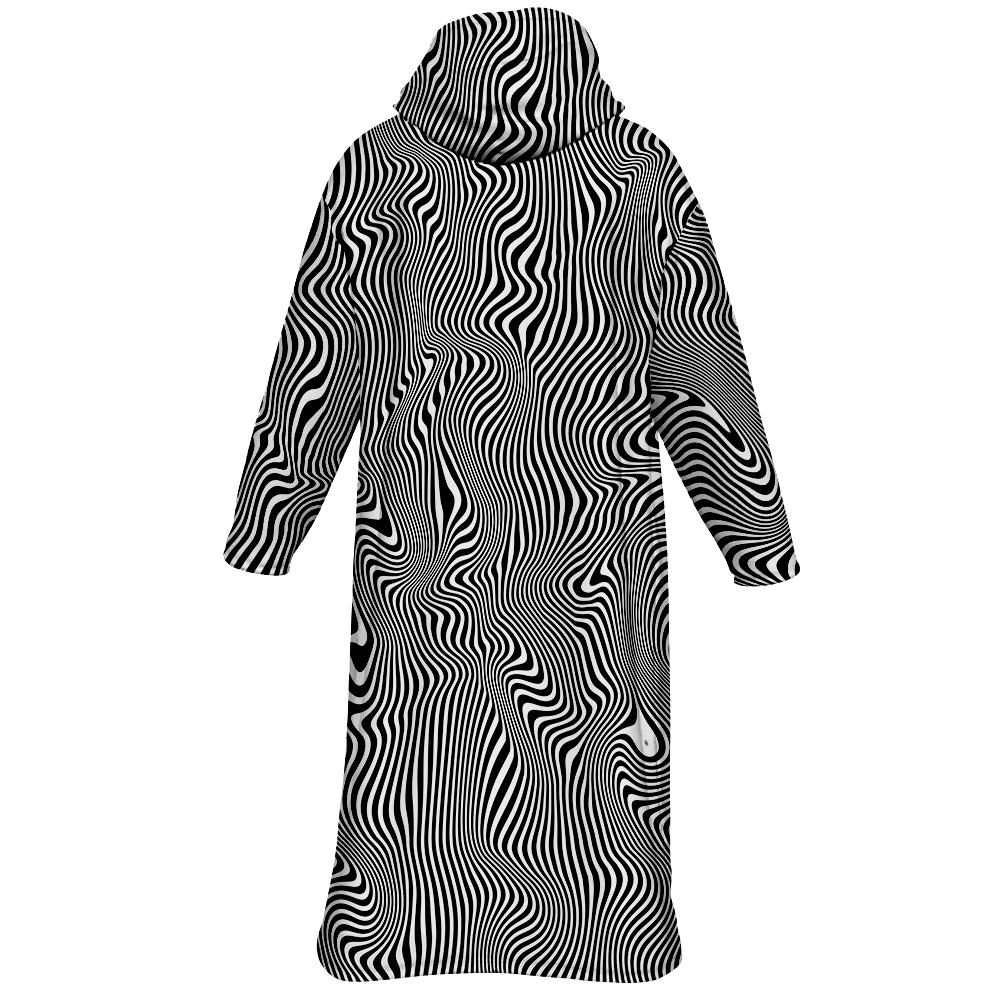 Trippy Wave All Over Print Cloak