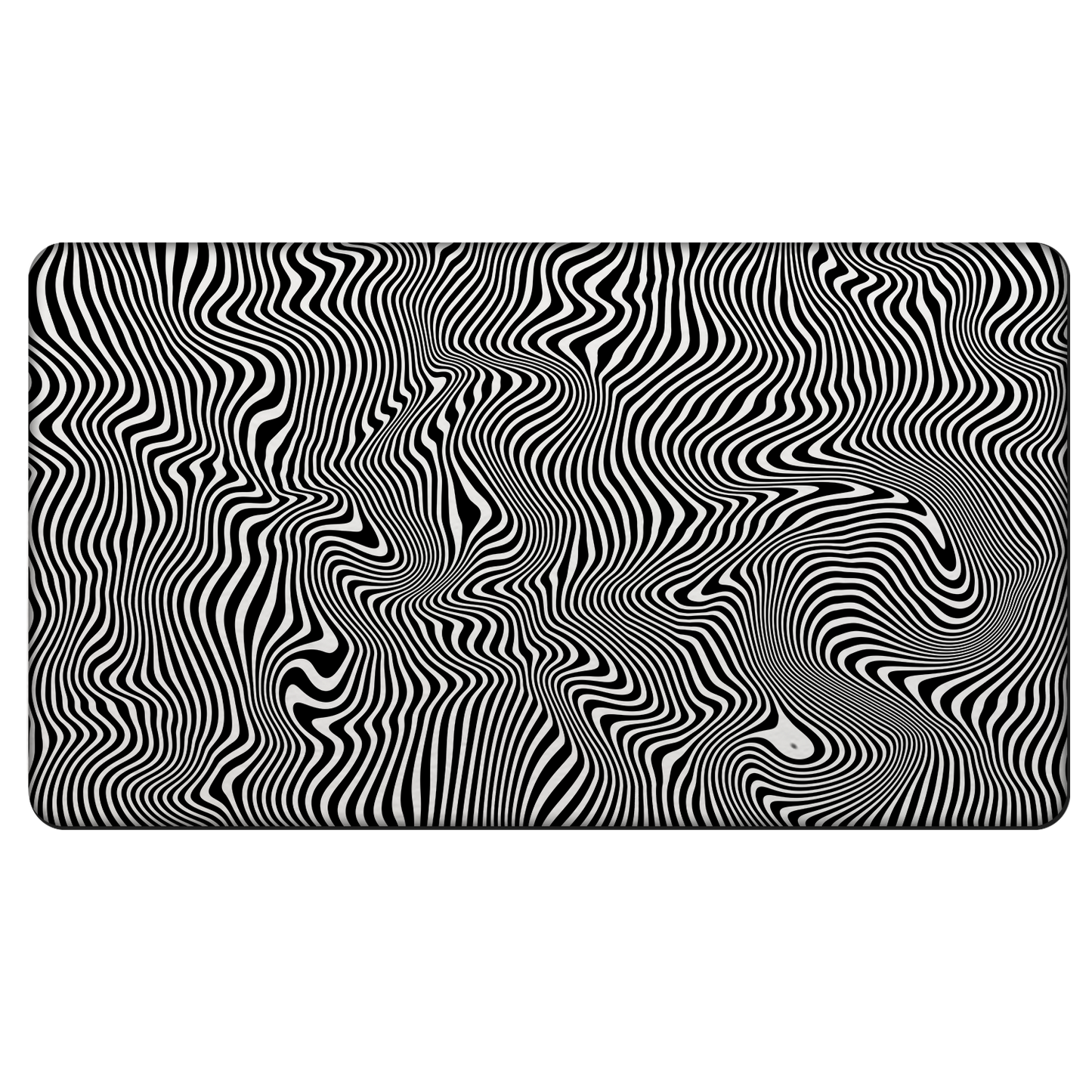 Trippy Wave Rubber Door Mat