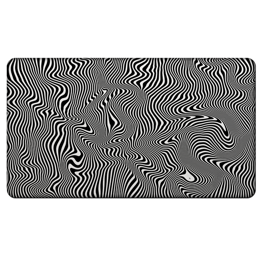 Trippy Wave Rubber Door Mat