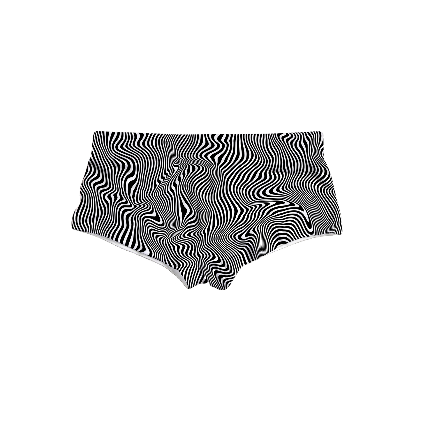 Trippy Wave All Over Print Triangle Swim Trunks