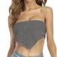 Trippy Wave All Over Print Triangle Tube Top