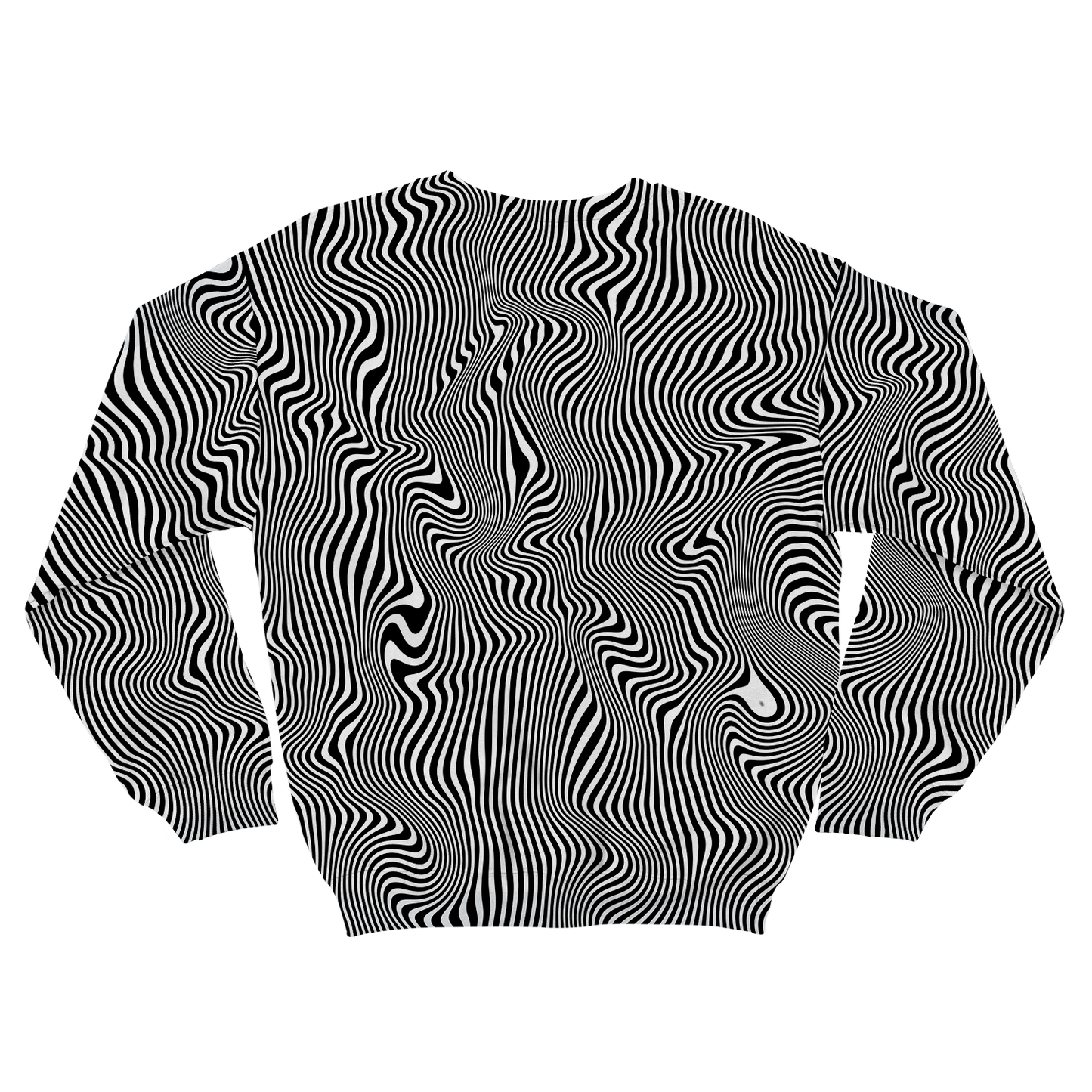 Trippy Wave All Over Print Unisex Sweatshirt