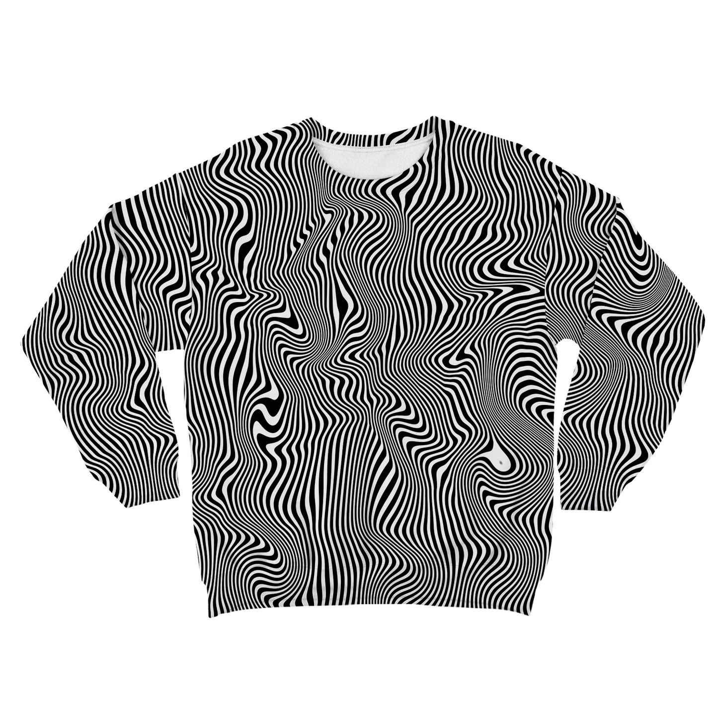Trippy Wave All Over Print Unisex Sweatshirt