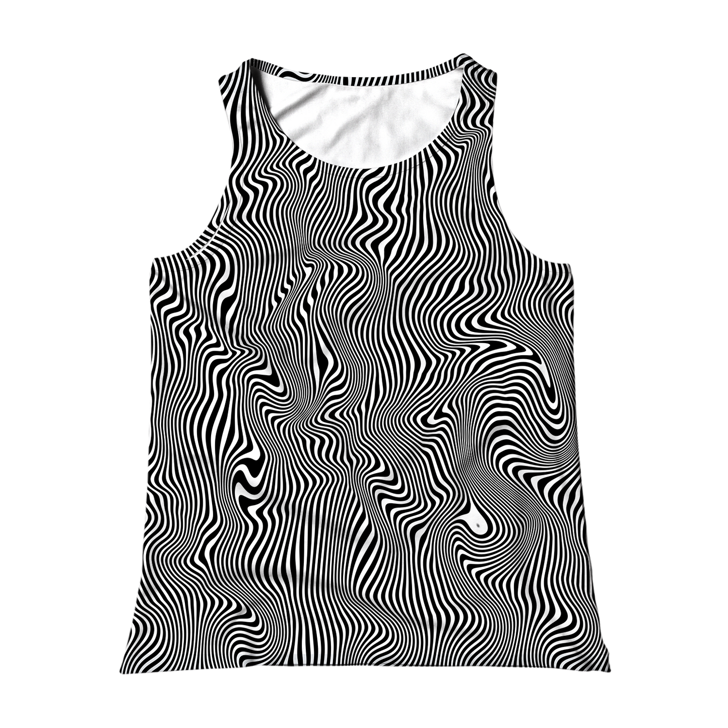 Trippy Wave All Over Print Unisex Tank Top