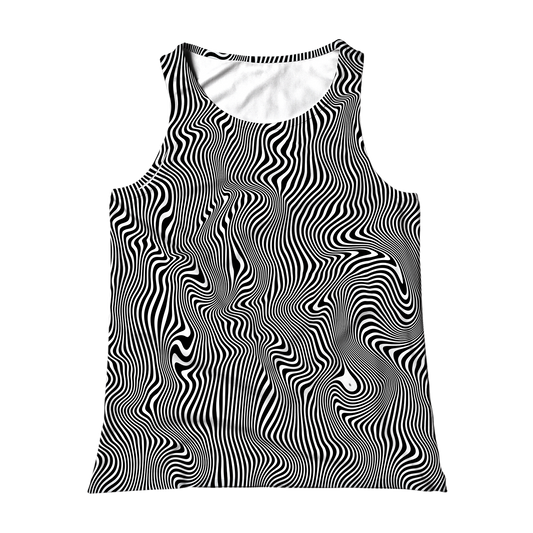 Trippy Wave All Over Print Unisex Tank Top