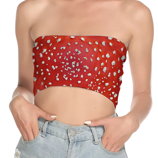 Fly Agaric - Amanita All Over Print Women's Tube Top