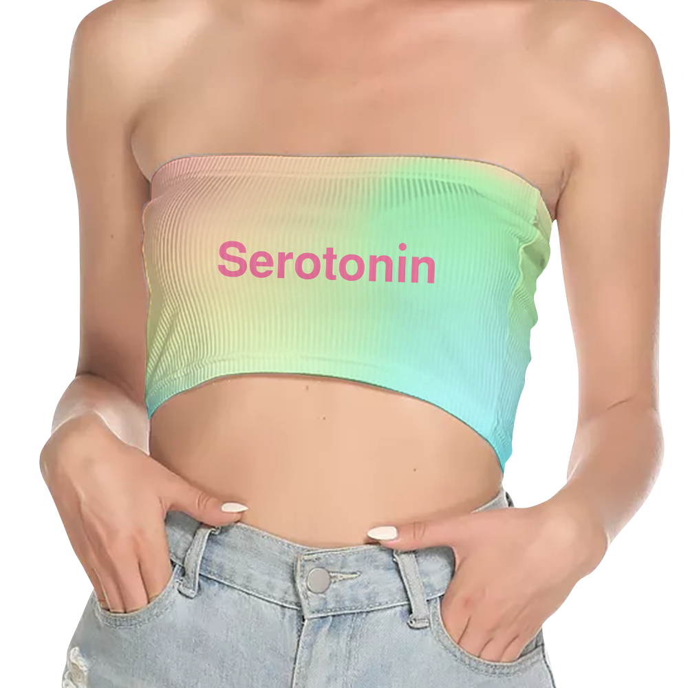 Serotonin All Over Print Women's Tube Top