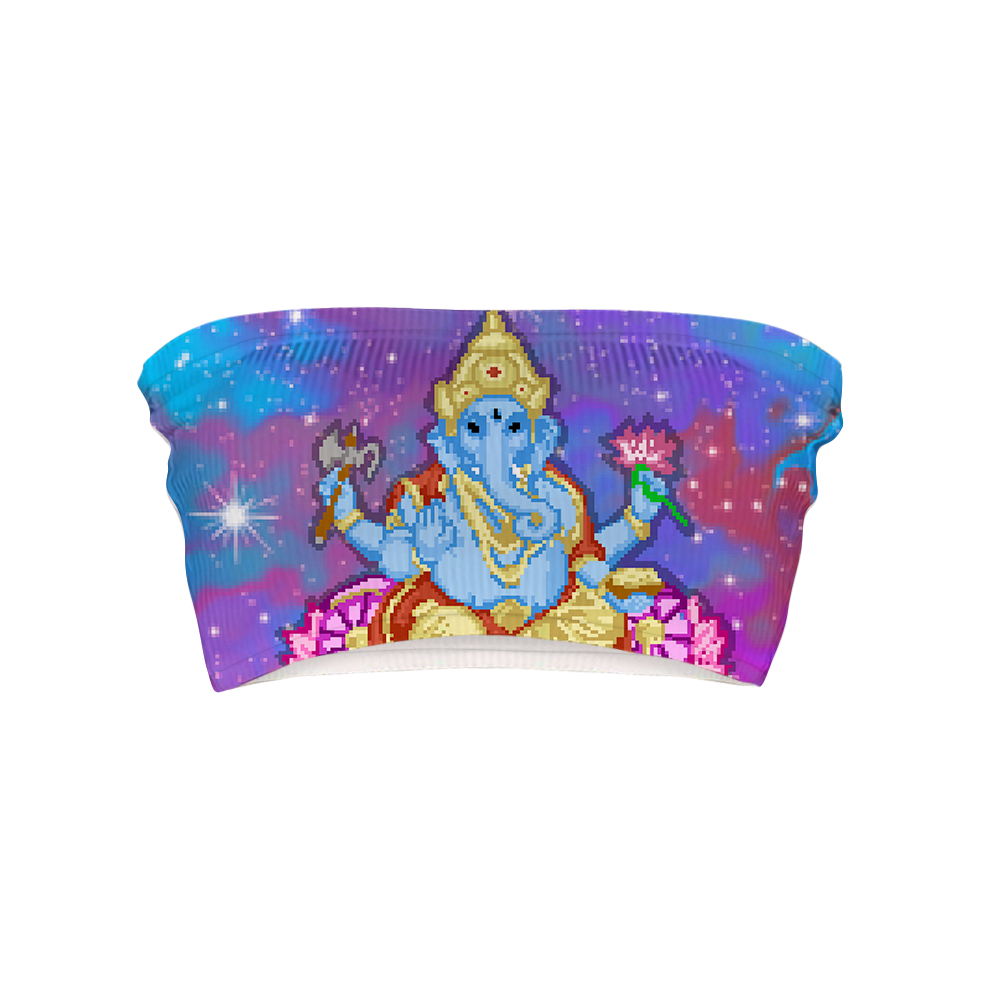 Pixel Ganesha All Over Print Women's Tube Top