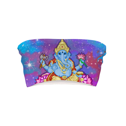 Pixel Ganesha All Over Print Women's Tube Top