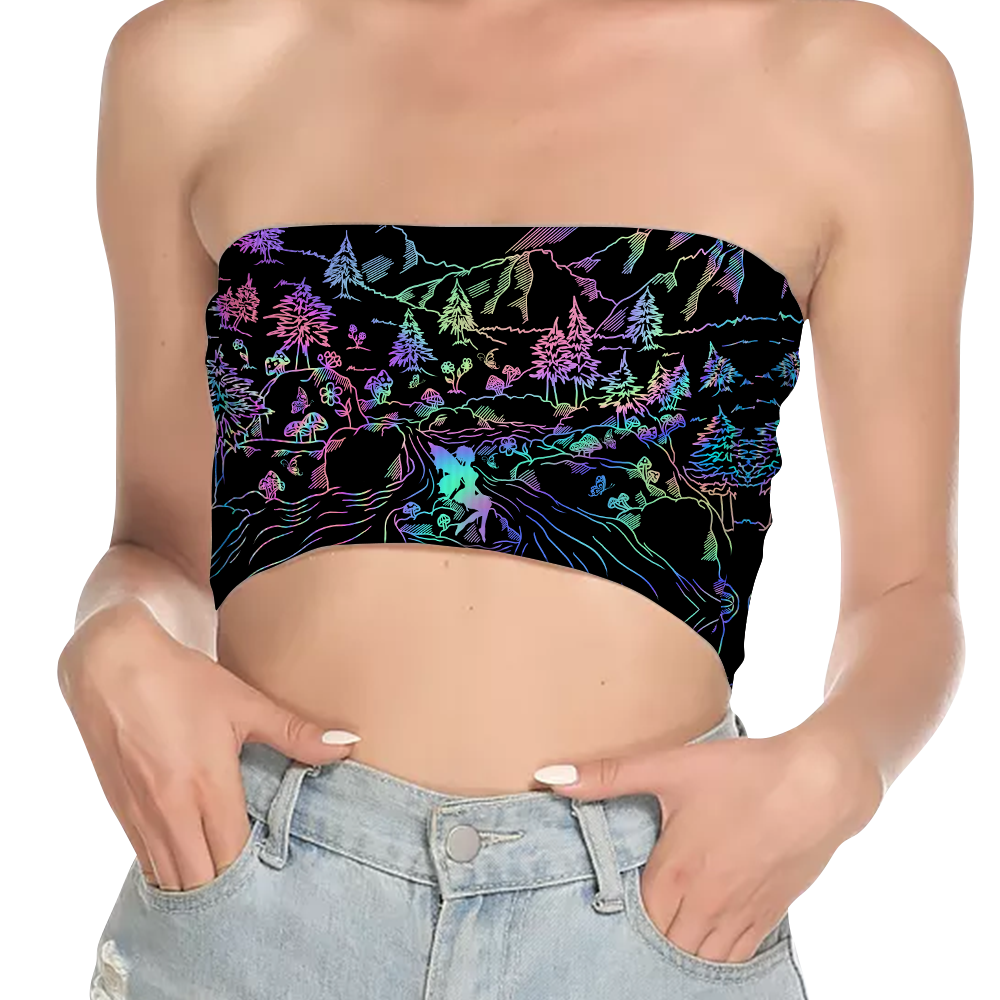 Psi~ World All Over Print Women's Tube Top