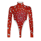 Fly Agaric - Amanita Women's Turtleneck Long Sleeve Jumpsuit