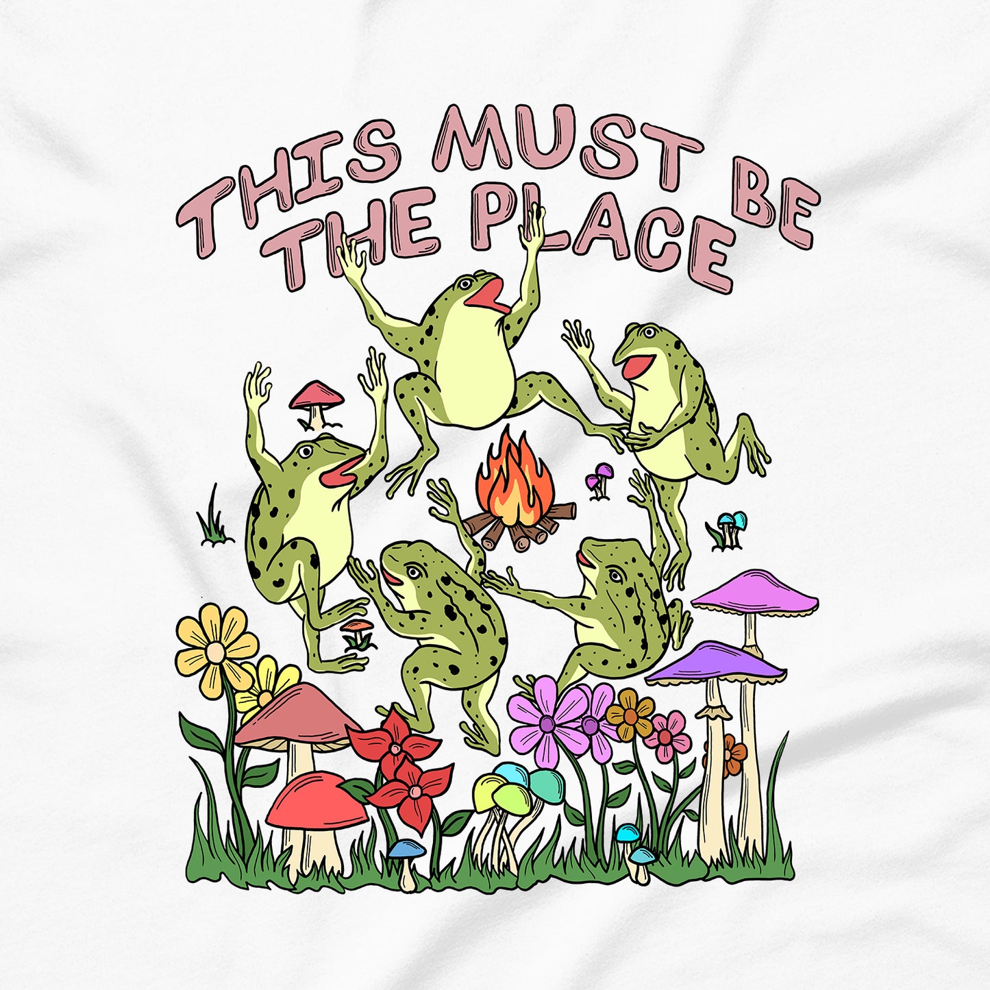 This Must Be The Place Graphic Crop Tee