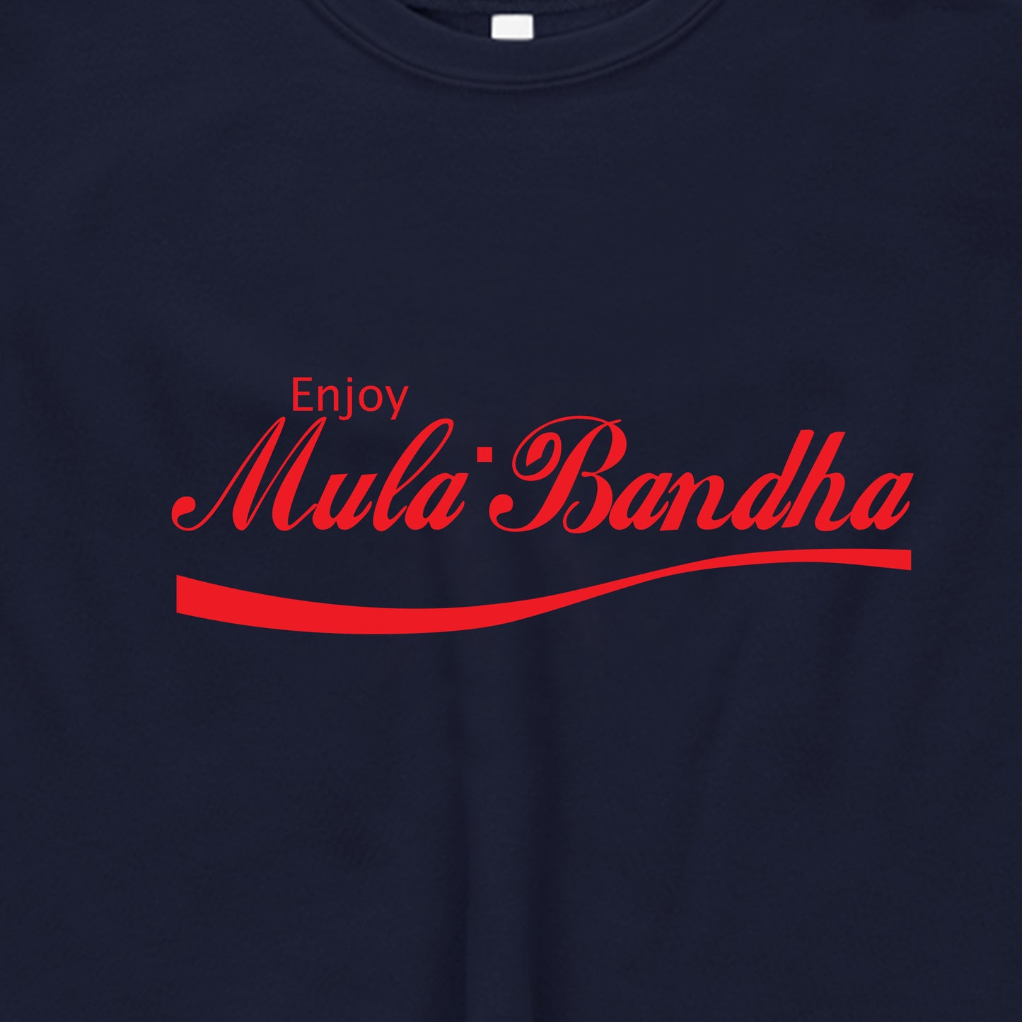 Enjoy Mula Bandha Graphic Crop Sweatshirt