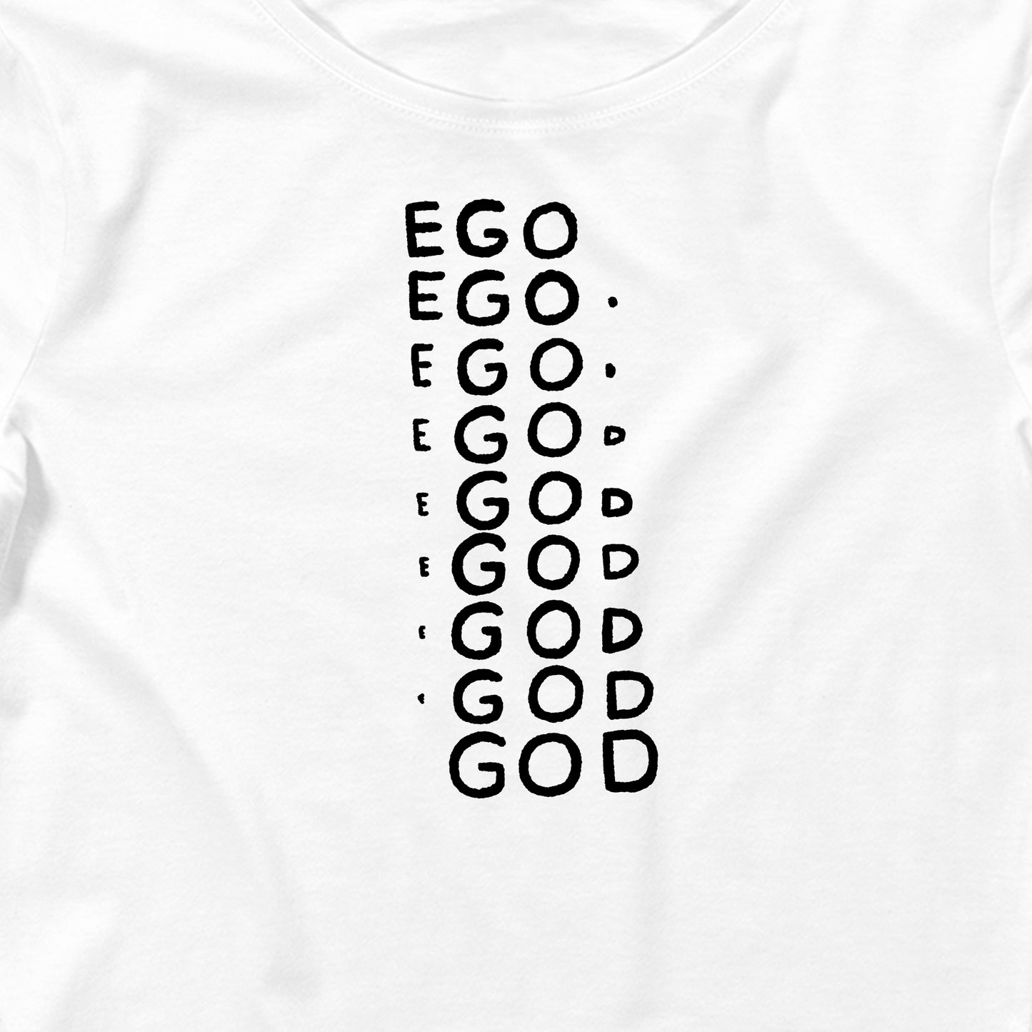 Ego Graphic Crop Tee
