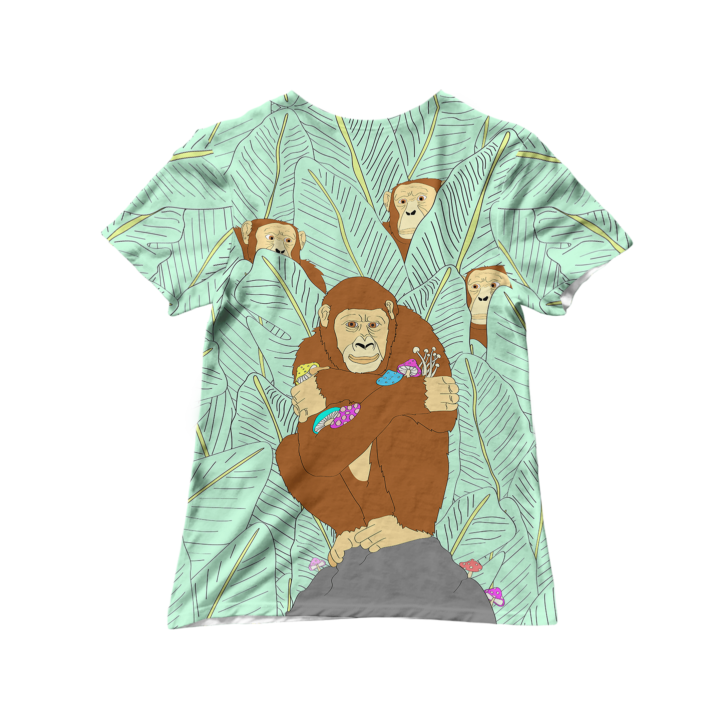 Apes Psi~ All Over Print Women's Tee