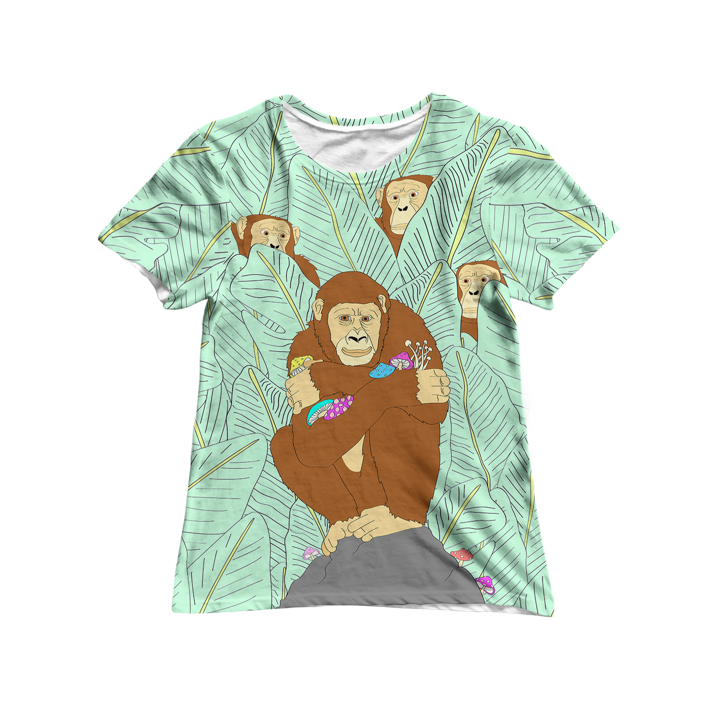 Apes Psi~ All Over Print Women's Tee